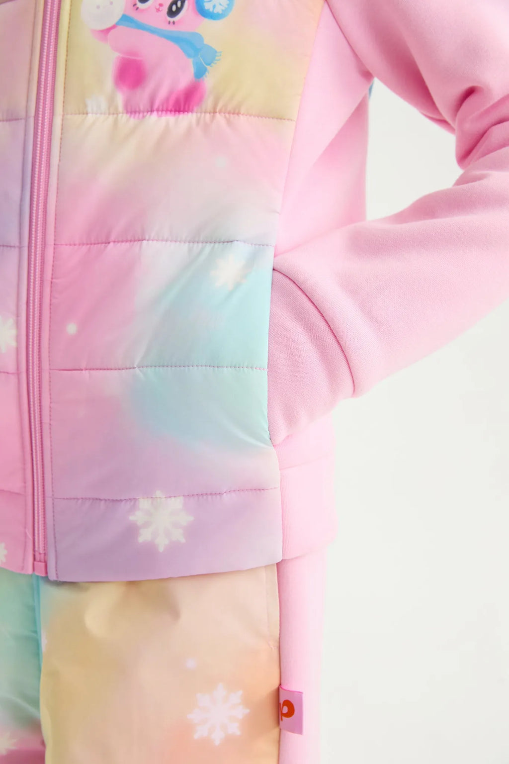 Poco Blush Rainbow Candy Soy Padding Jacket