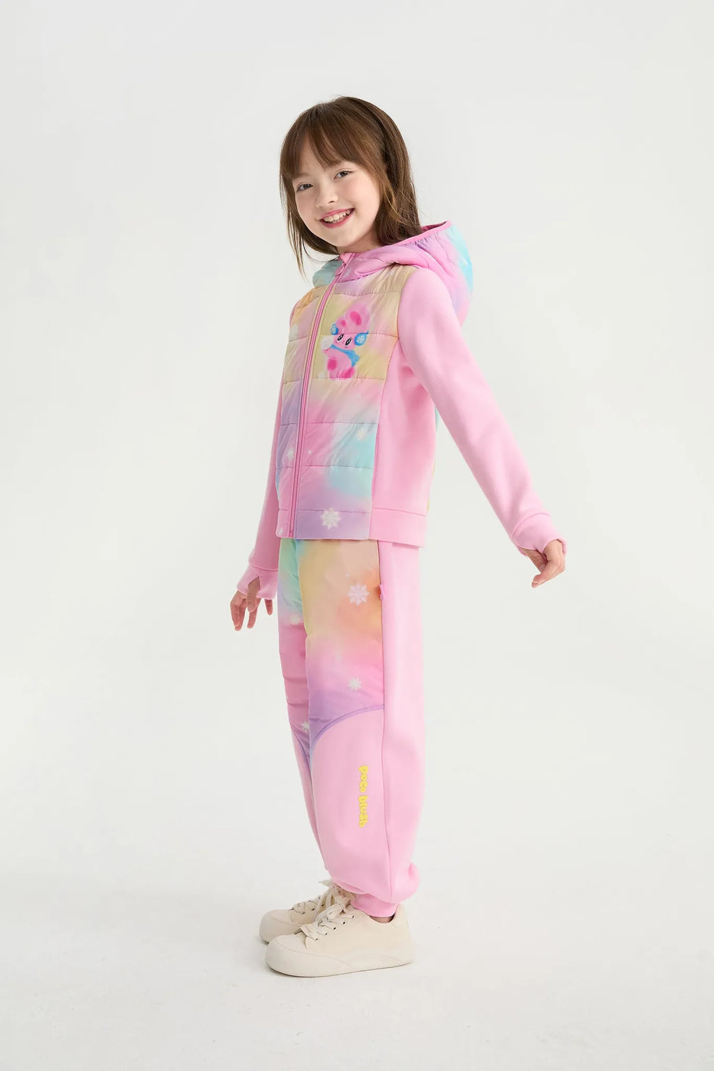 Poco Blush Rainbow Candy Soy Padding Jacket