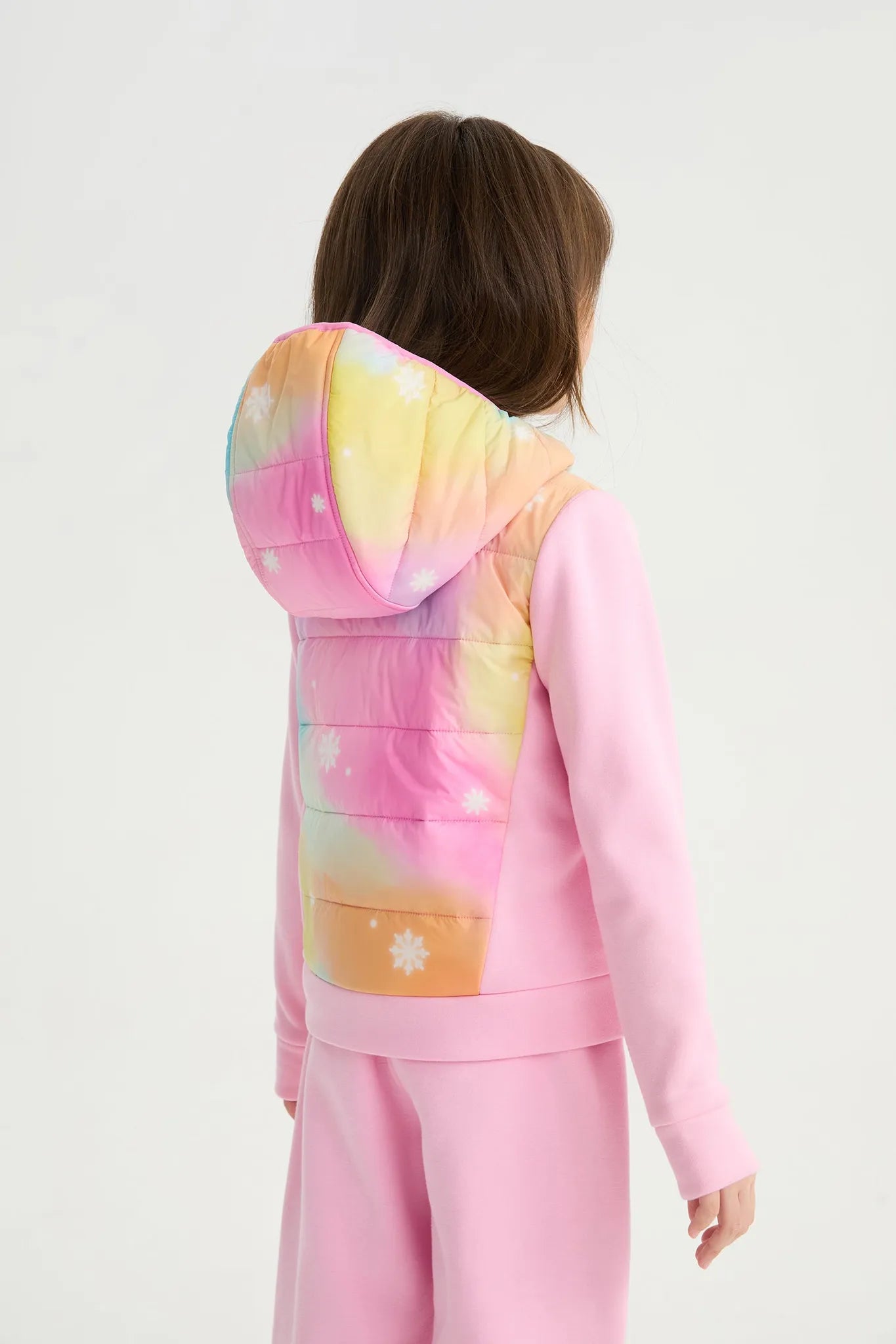 Poco Blush Rainbow Candy Soy Padding Jacket