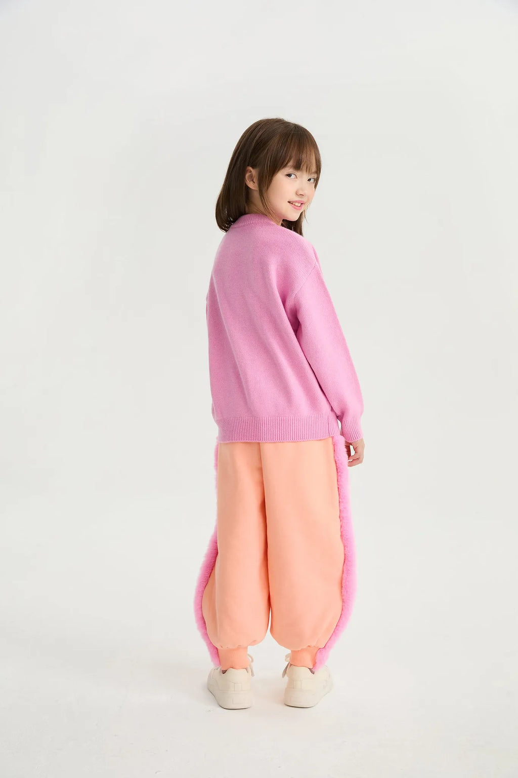 Poco Blush Swan Wings Fleece Joggers