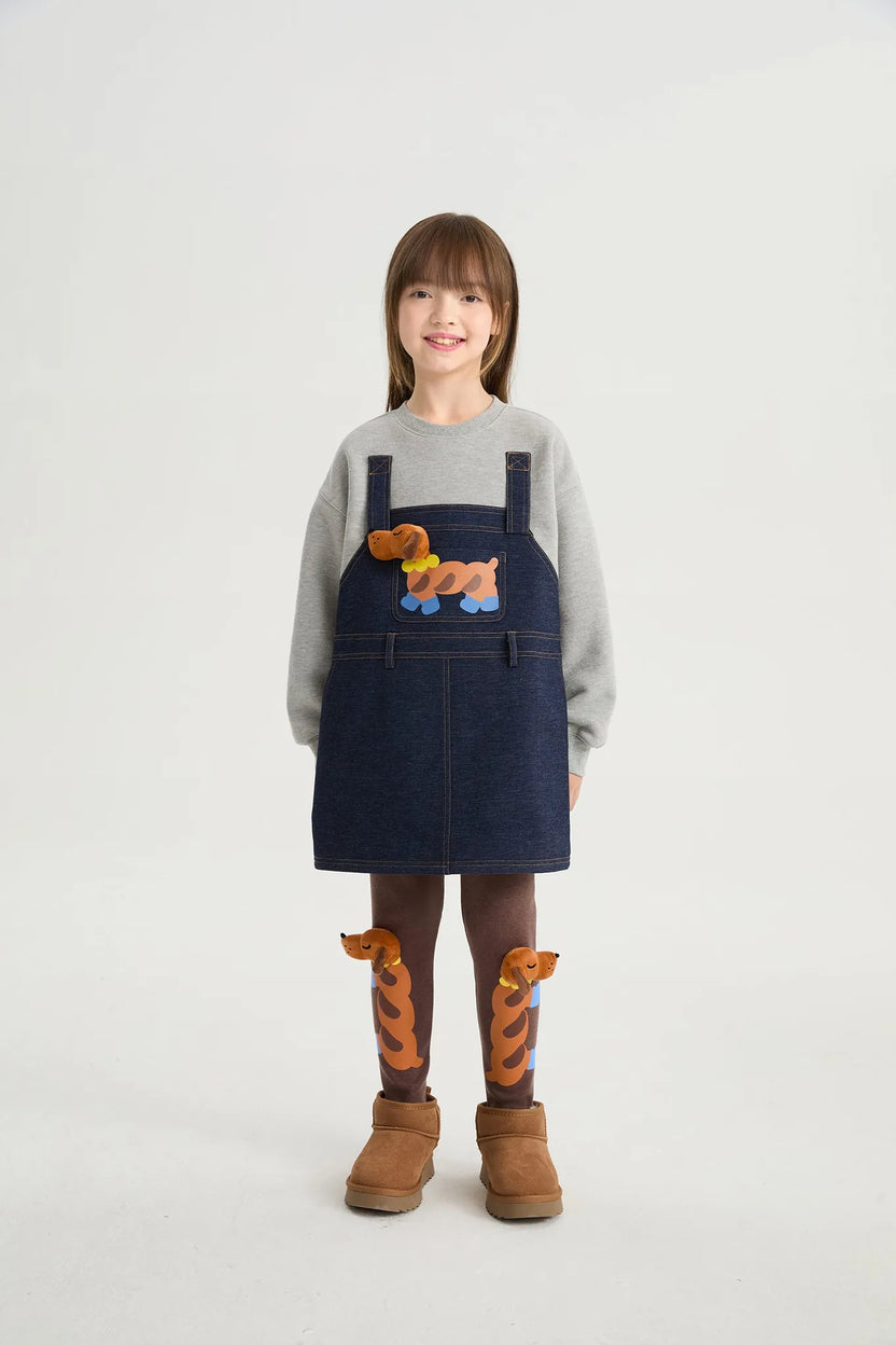 Bread Puppy Warm-Lined Leggings by Poco Blush, image 4