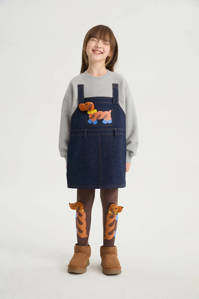 Bread Puppy Warm-Lined Leggings by Poco Blush, image 3