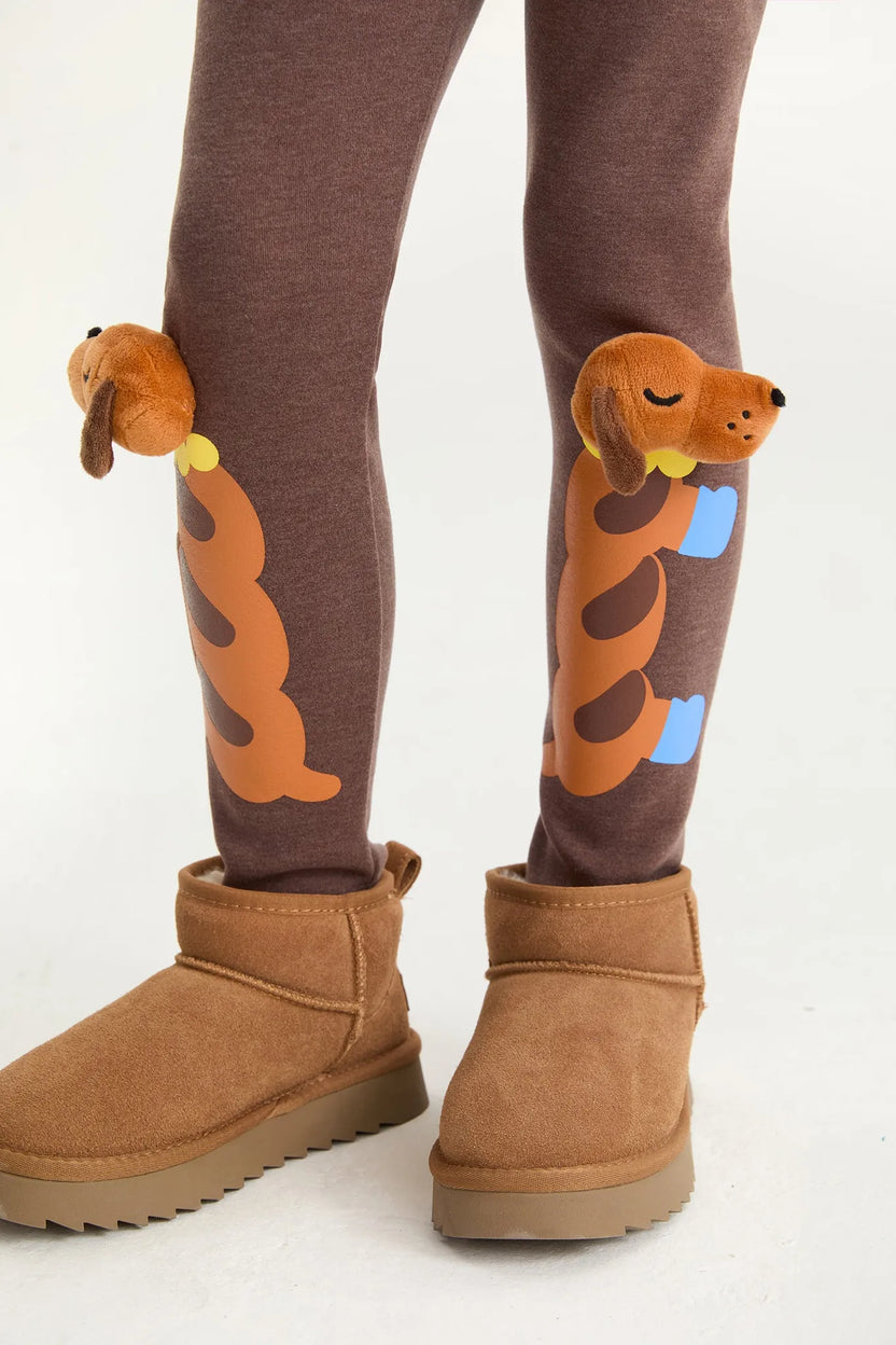 Bread Puppy Warm-Lined Leggings by Poco Blush, image 8