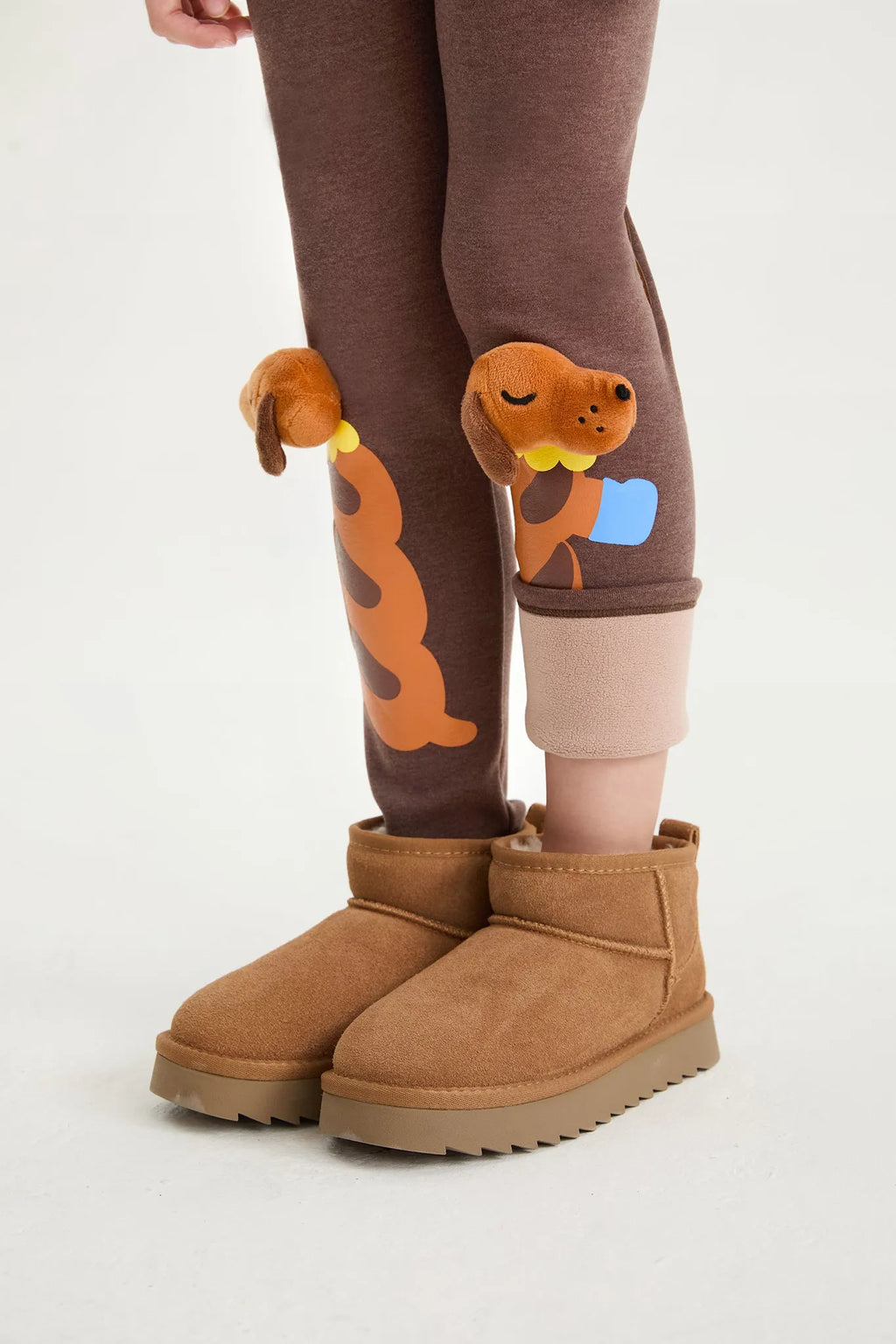 Poco Blush Bread Puppy Warm-Lined Leggings