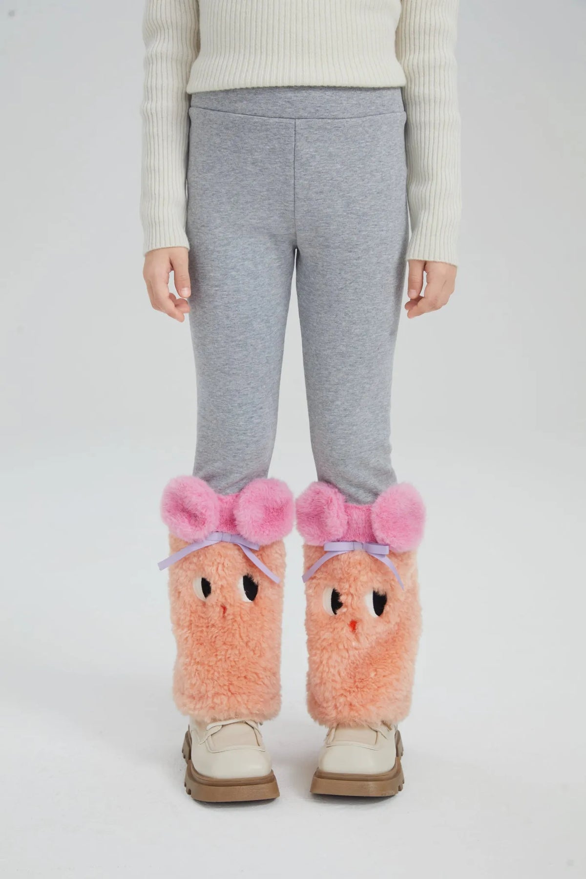 Poco Blush Plush Legwarmer Knit Leggings
