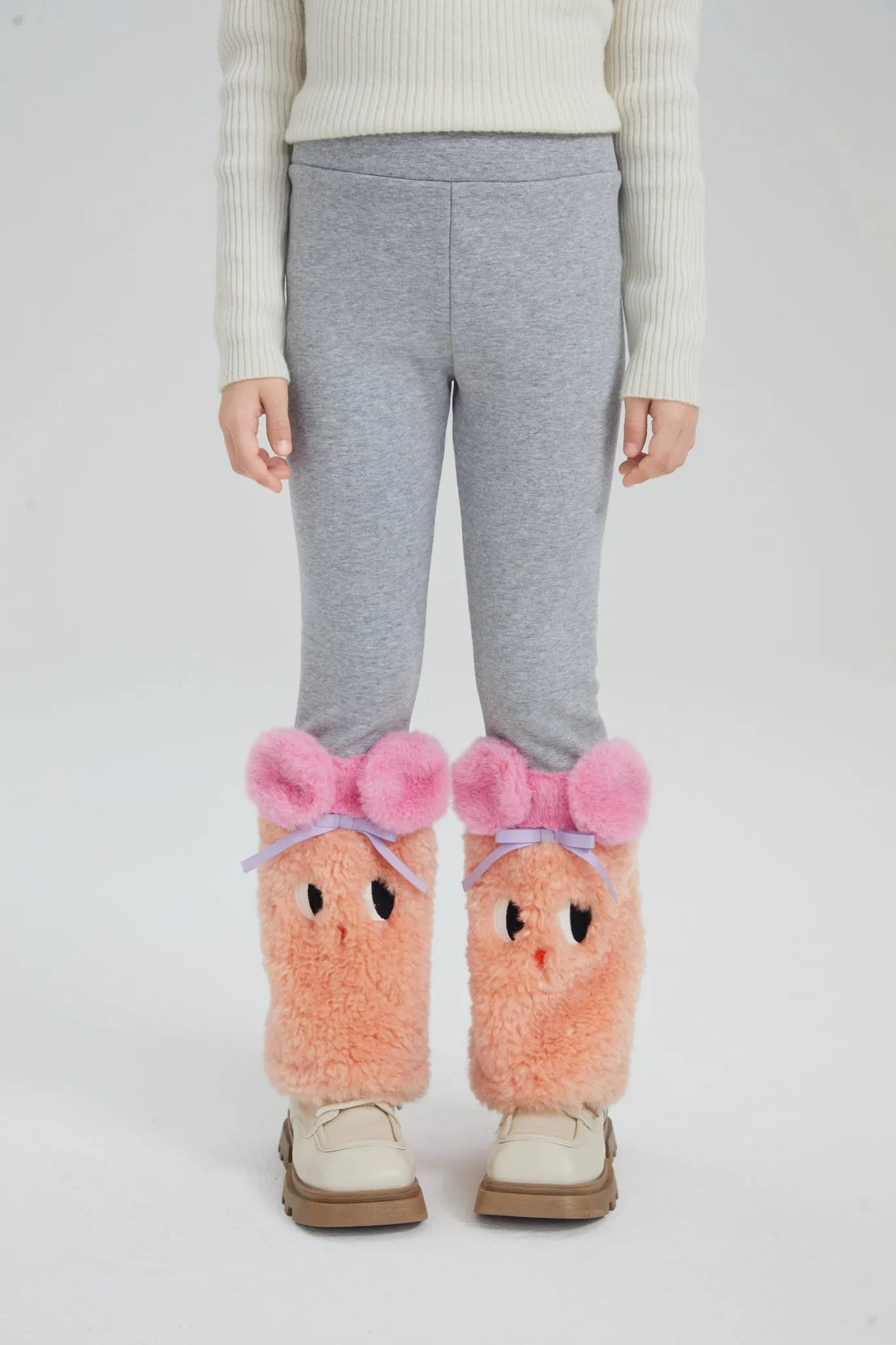 Poco Blush Plush Legwarmer Knit Leggings