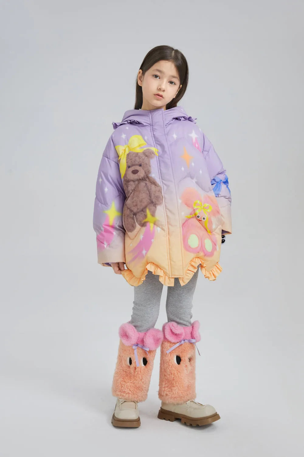 Poco Blush Plush Toy Goose Down Jacket