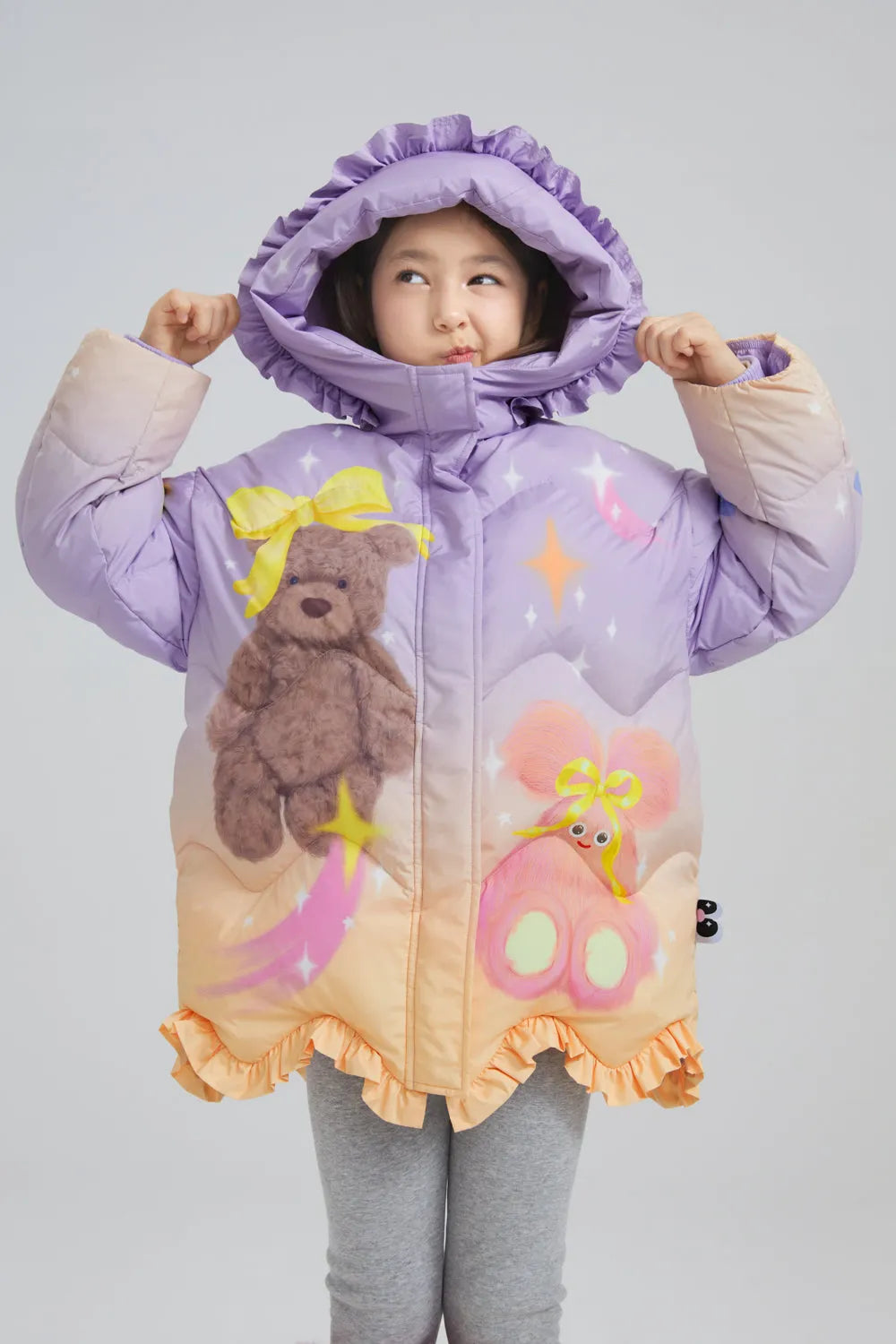 Poco Blush Plush Toy Goose Down Jacket