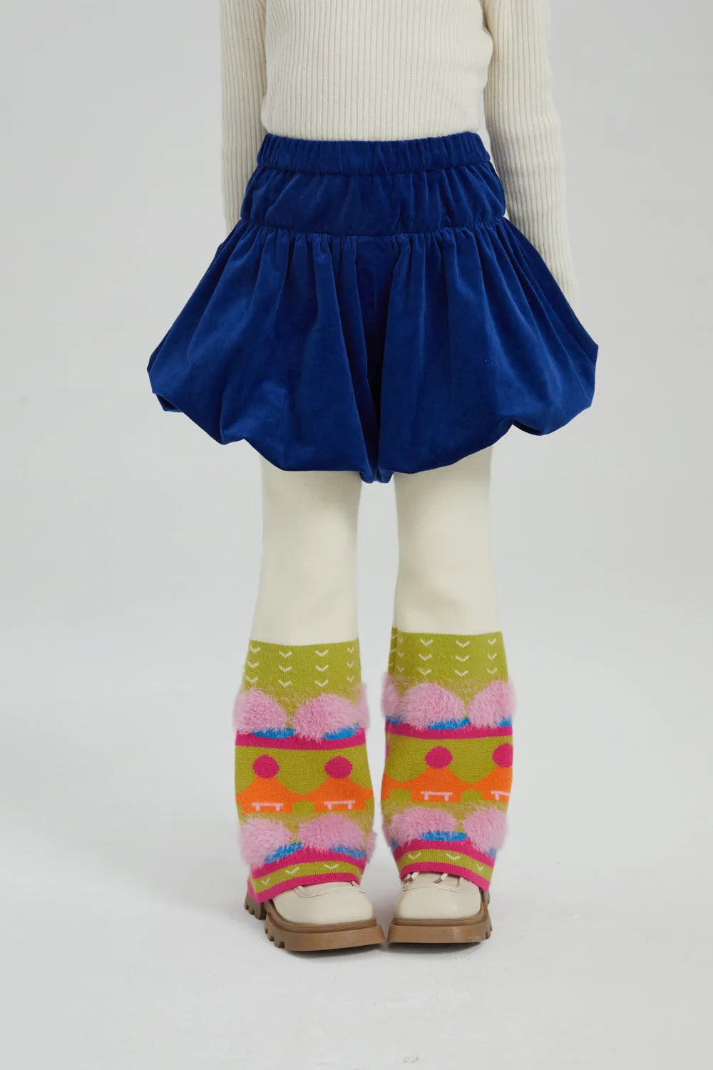 Poco Blush Star Peach Night Corduroy Bubble Trousers