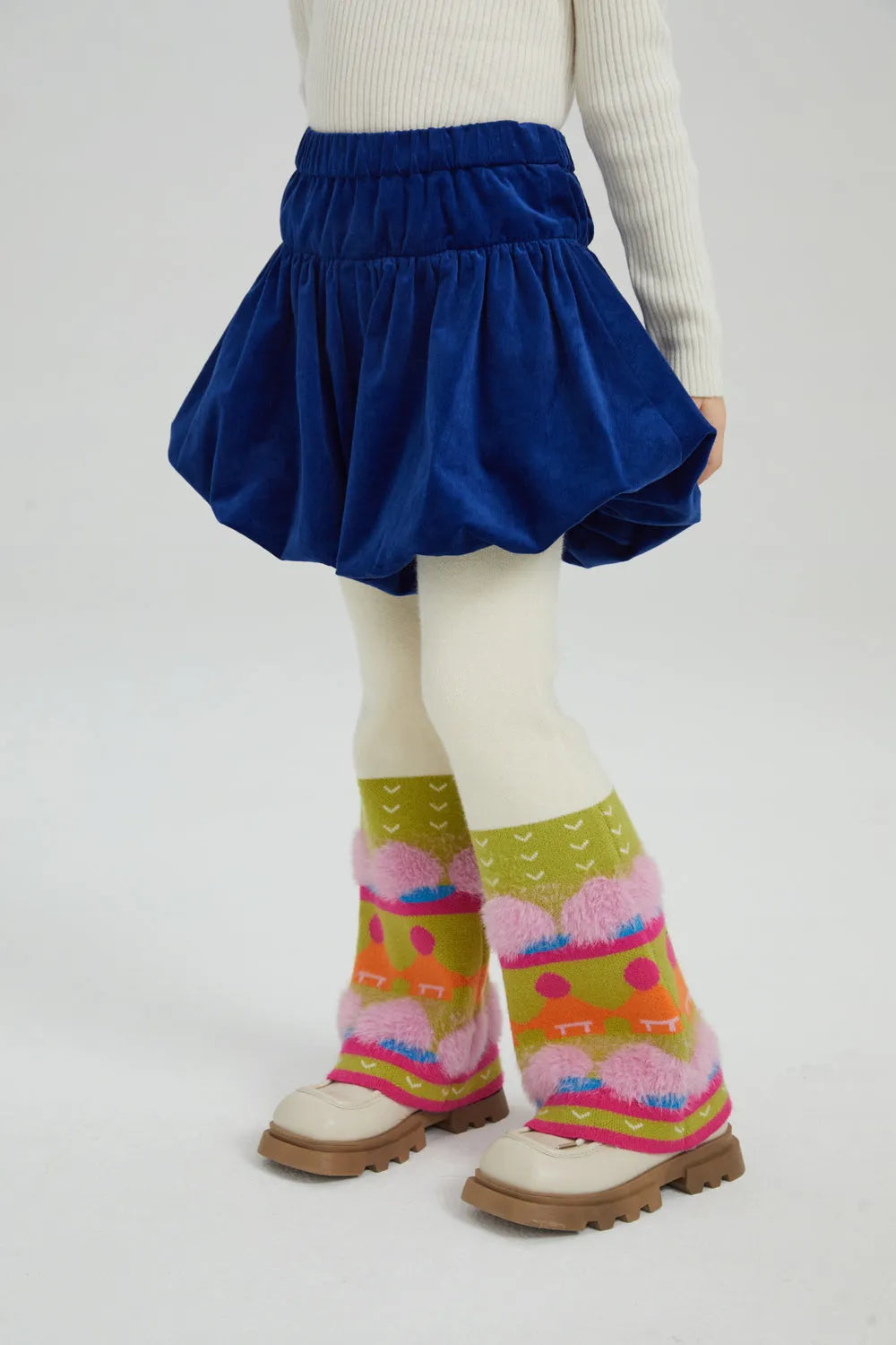 Poco Blush Star Peach Night Corduroy Bubble Trousers