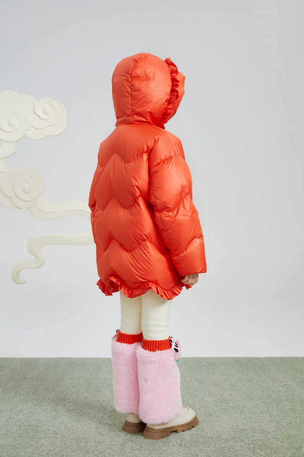 Fleece Legging with Faux-Fur Leg Warmers by Poco Blush, image 7