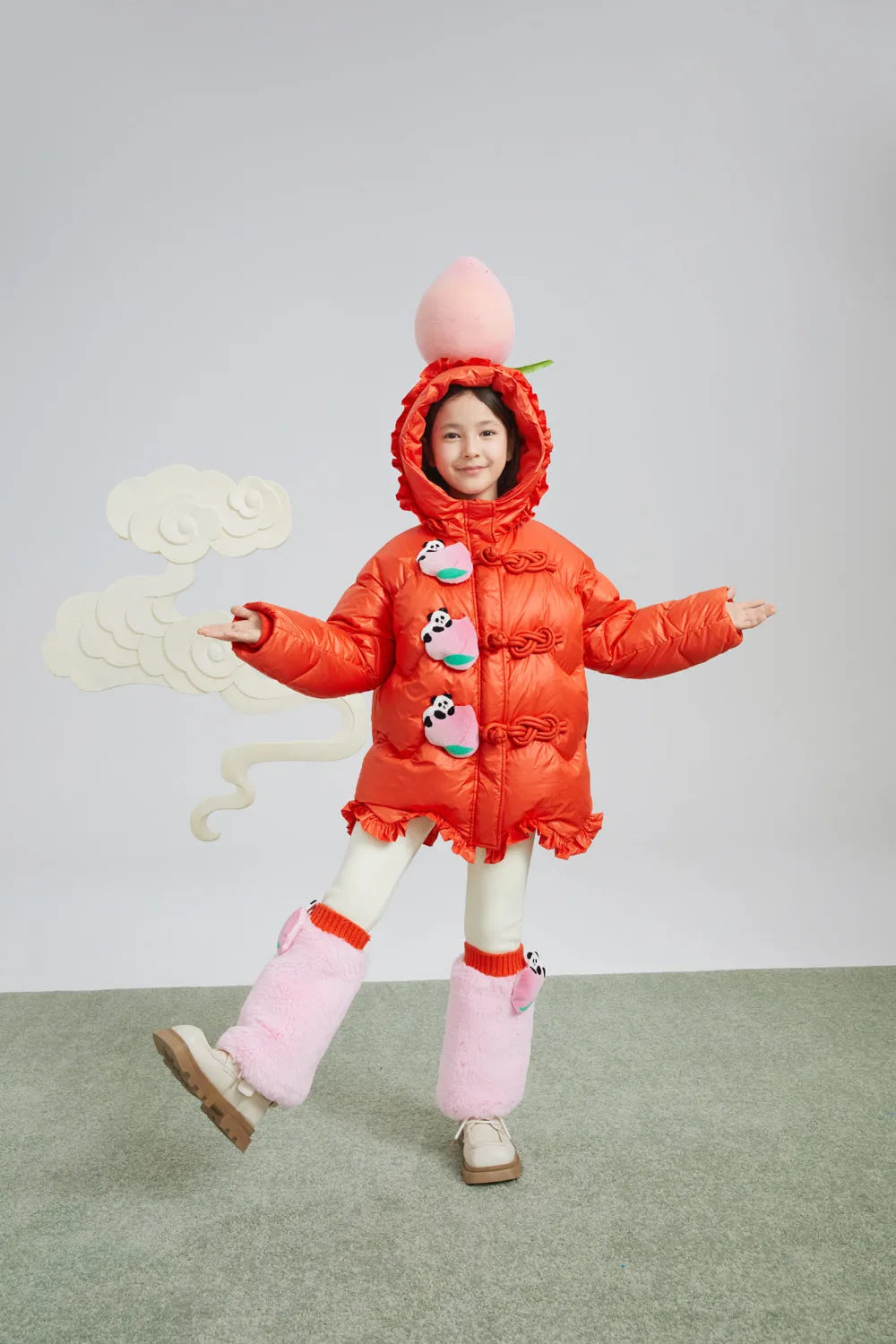 Fleece Legging with Faux-Fur Leg Warmers by Poco Blush, image 11