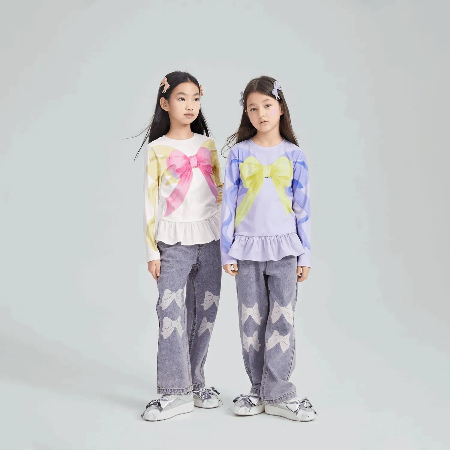 Poco Blush Bow-Trim Fleece Base Top