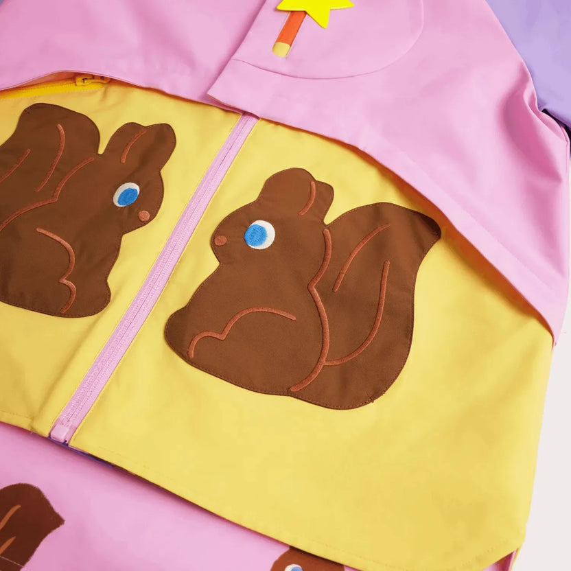 Squirrel Warrior Reversible Shell Jacket by Poco Blush, image 7