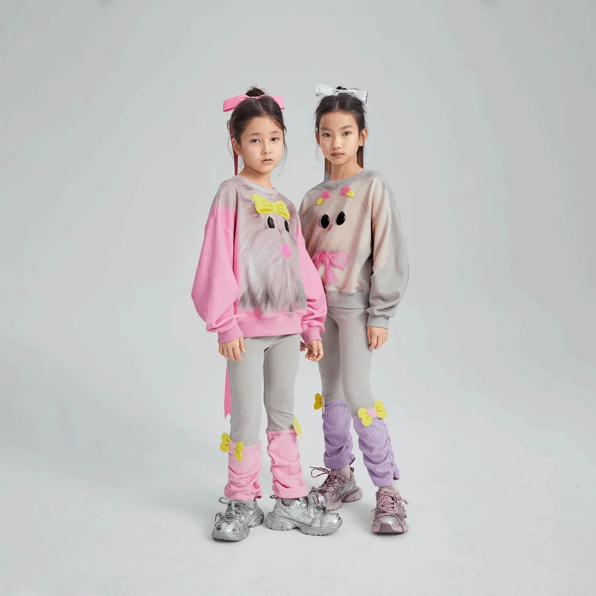 Poco Blush Plush-Toy Fleece Sweatshirt