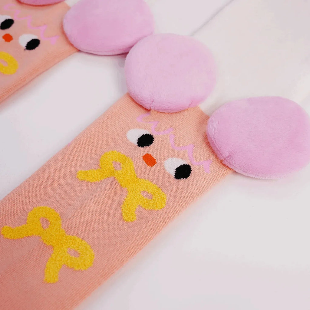 Poco Blush Plush Toy Knit Tights