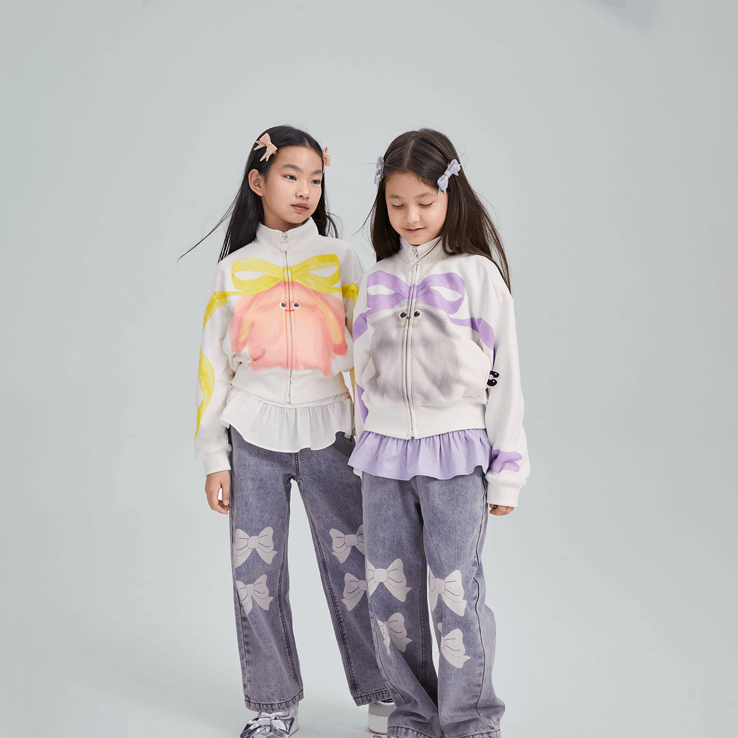 Poco Blush Fuzzy Monster Fleece Jacket
