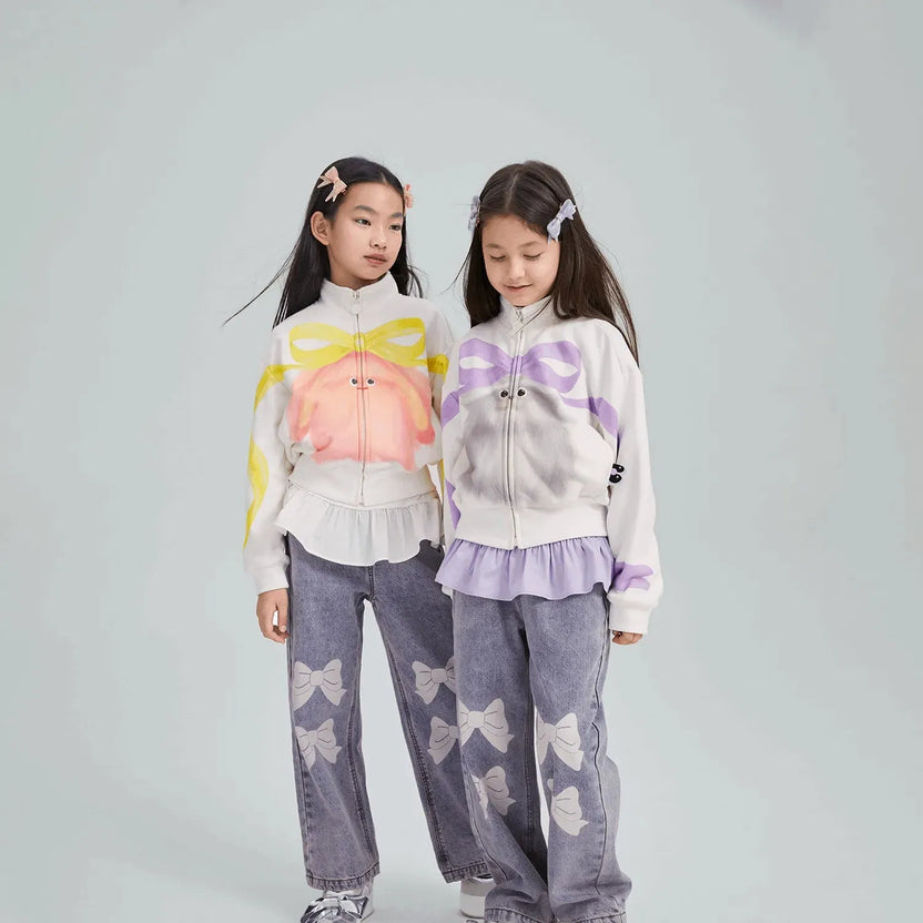 Fuzzy Monster Fleece Jacket by Poco Blush, image 5