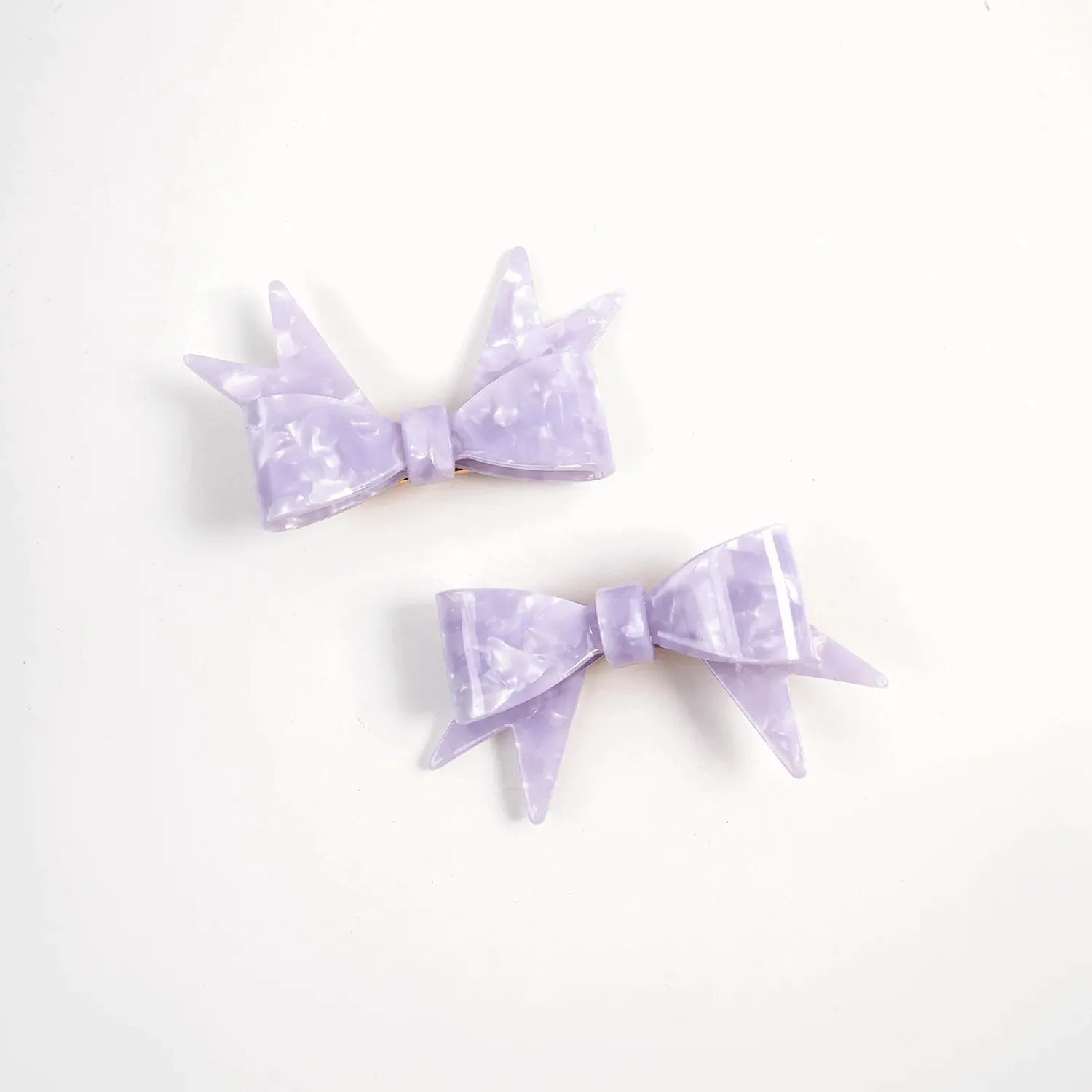 Poco Blush Duo Butterfly Acetate Hair Clips (Set of 2)