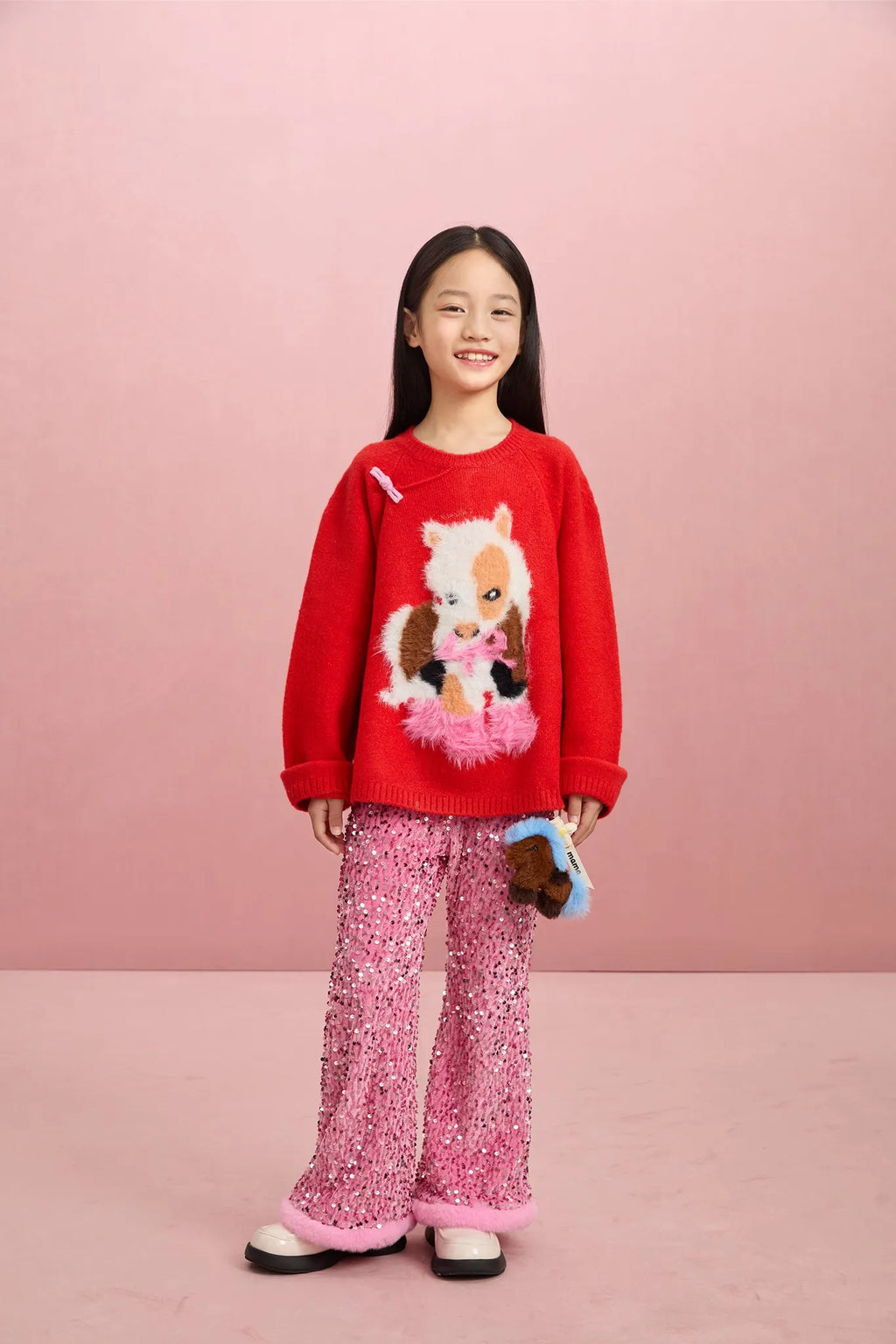 Poco Blush Plush Pony Bag Charm