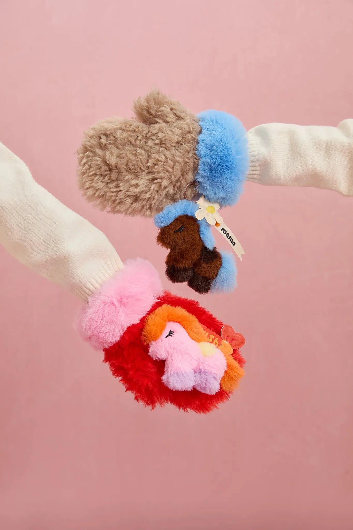 Poco Blush Plush Pony Bag Charm