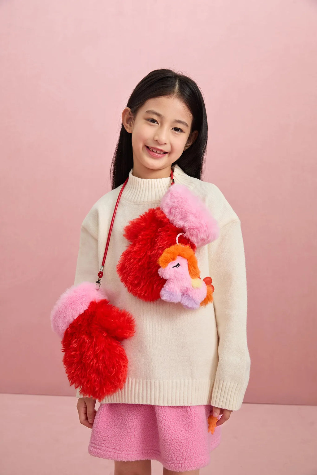 Poco Blush Plush Pony Bag Charm