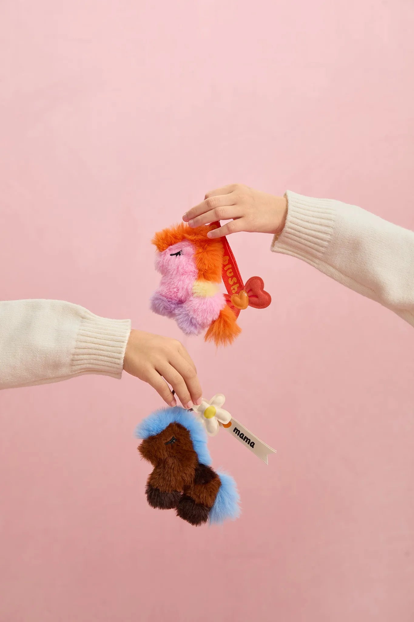 Poco Blush Plush Pony Bag Charm