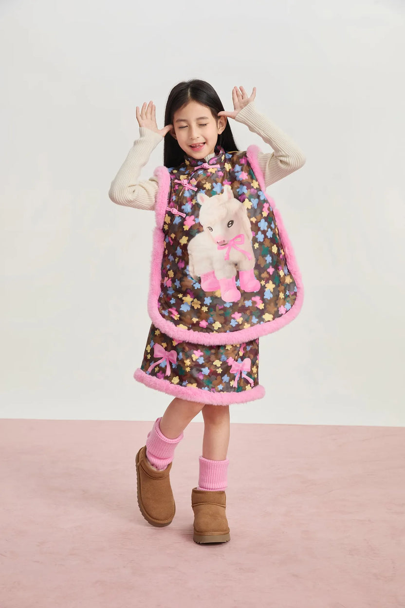 "The Year of Horse" Chinese New Year Vest & Skirt Set by Poco Blush, image 9