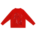 Poco Blush "The Year of Horse" Sequin Embroidered Knit Sweater