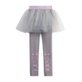Poco Blush Ballet Tulle Layered Skirted Leggings