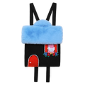 Poco Blush Bird House Knitted Kids Backpack One Size Black