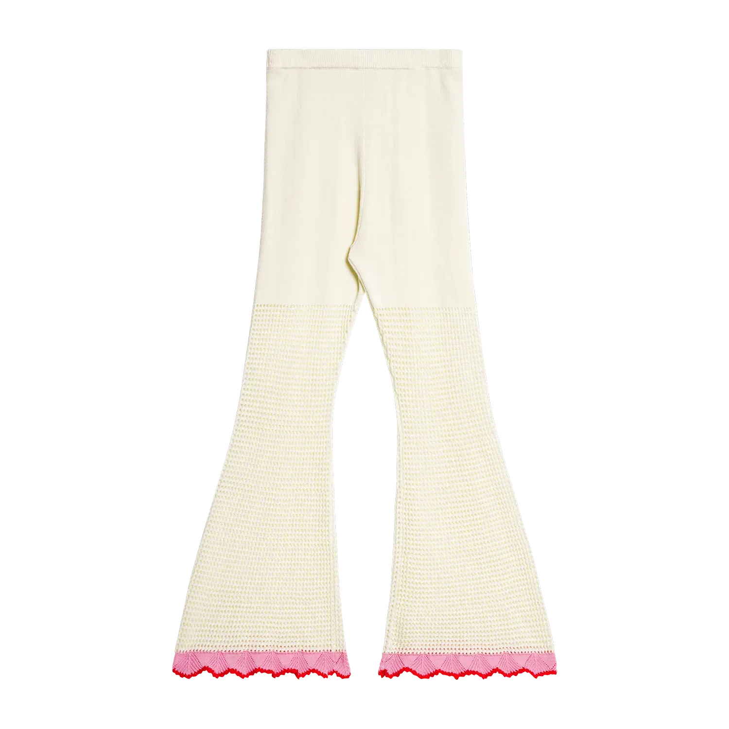 Poco Blush Camellia Lace Flare Pants