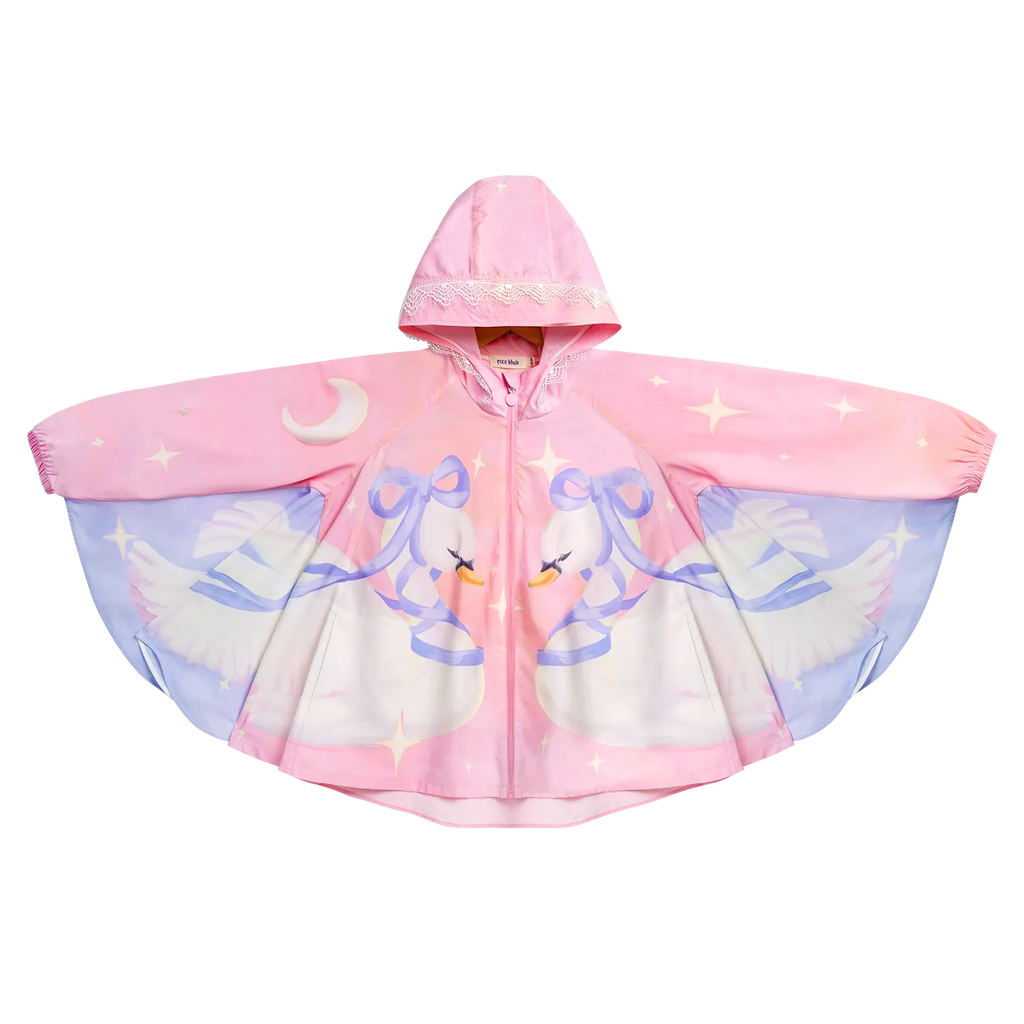 Poco Blush Swan Wing Sheer Summer Jacket