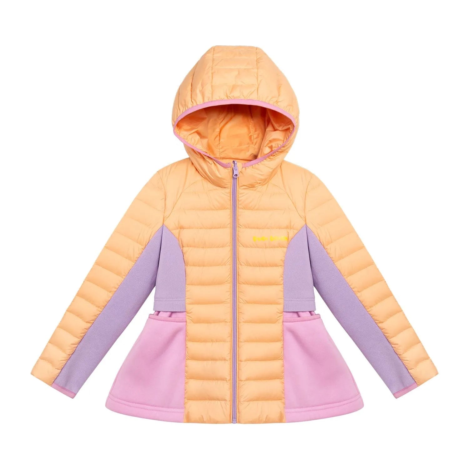 Poco Blush Colorblock Lightweight Down Jacket Pink