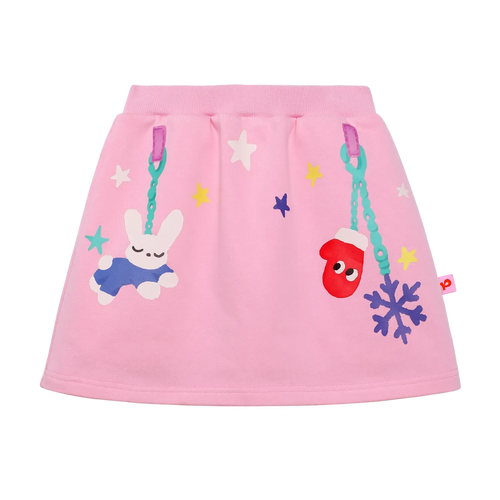 Bunny Swing Print Skort by Poco Blush, image 2