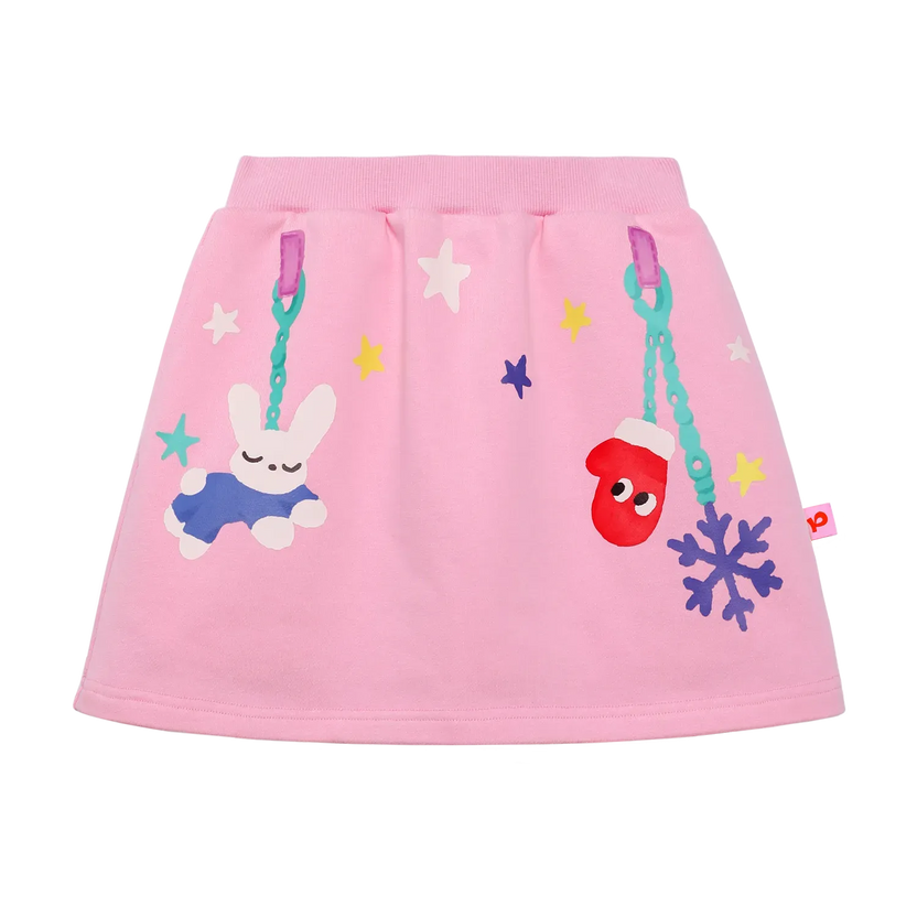 Bunny Swing Print Skort by Poco Blush, image 2