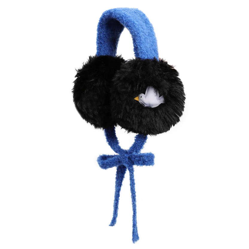 Whispering Bird Kids Furry Earmuffs by Poco Blush, image 3