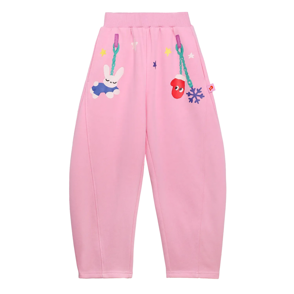 Poco Blush Bunny Swing Banana Pants Pink