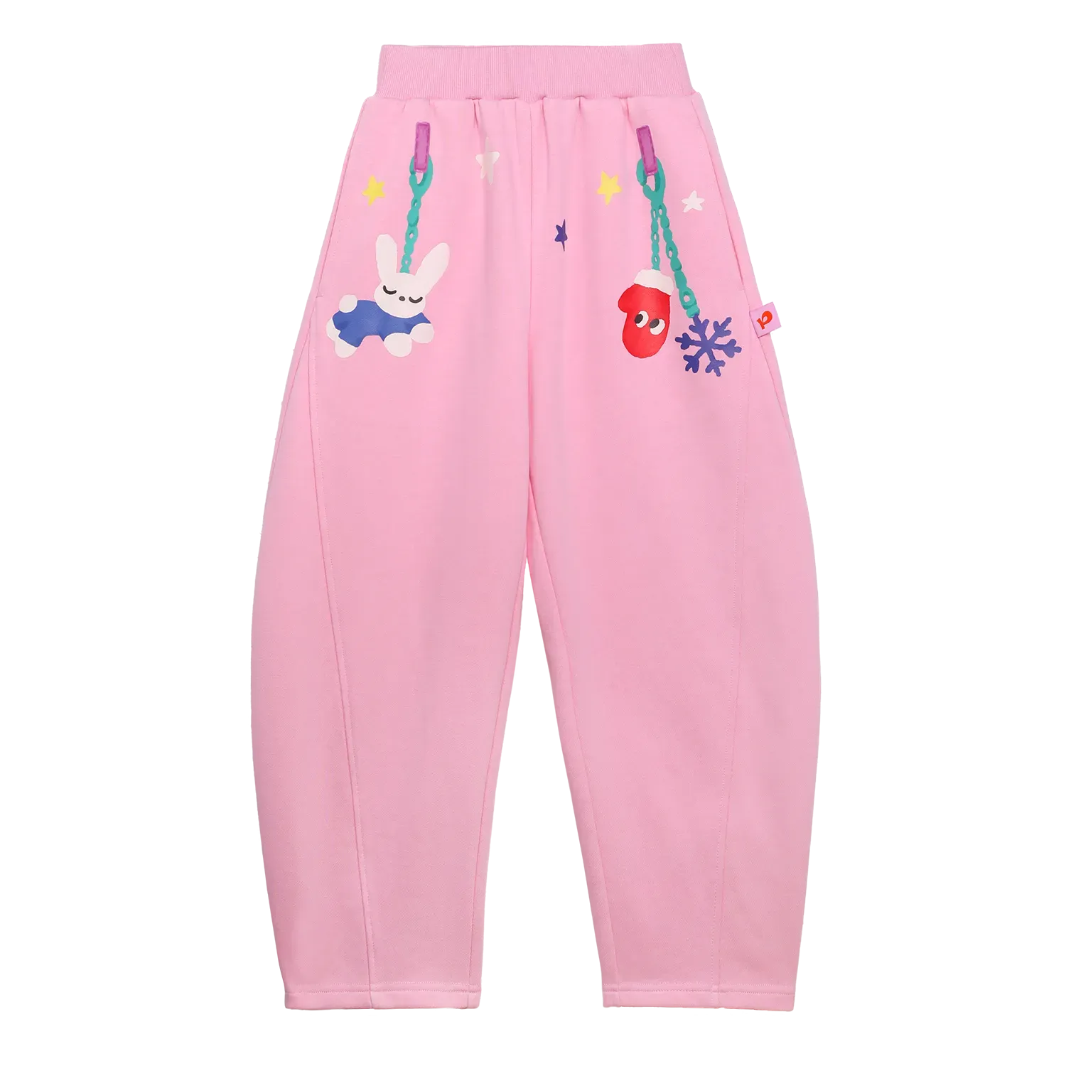 Poco Blush Bunny Swing Banana Pants Pink