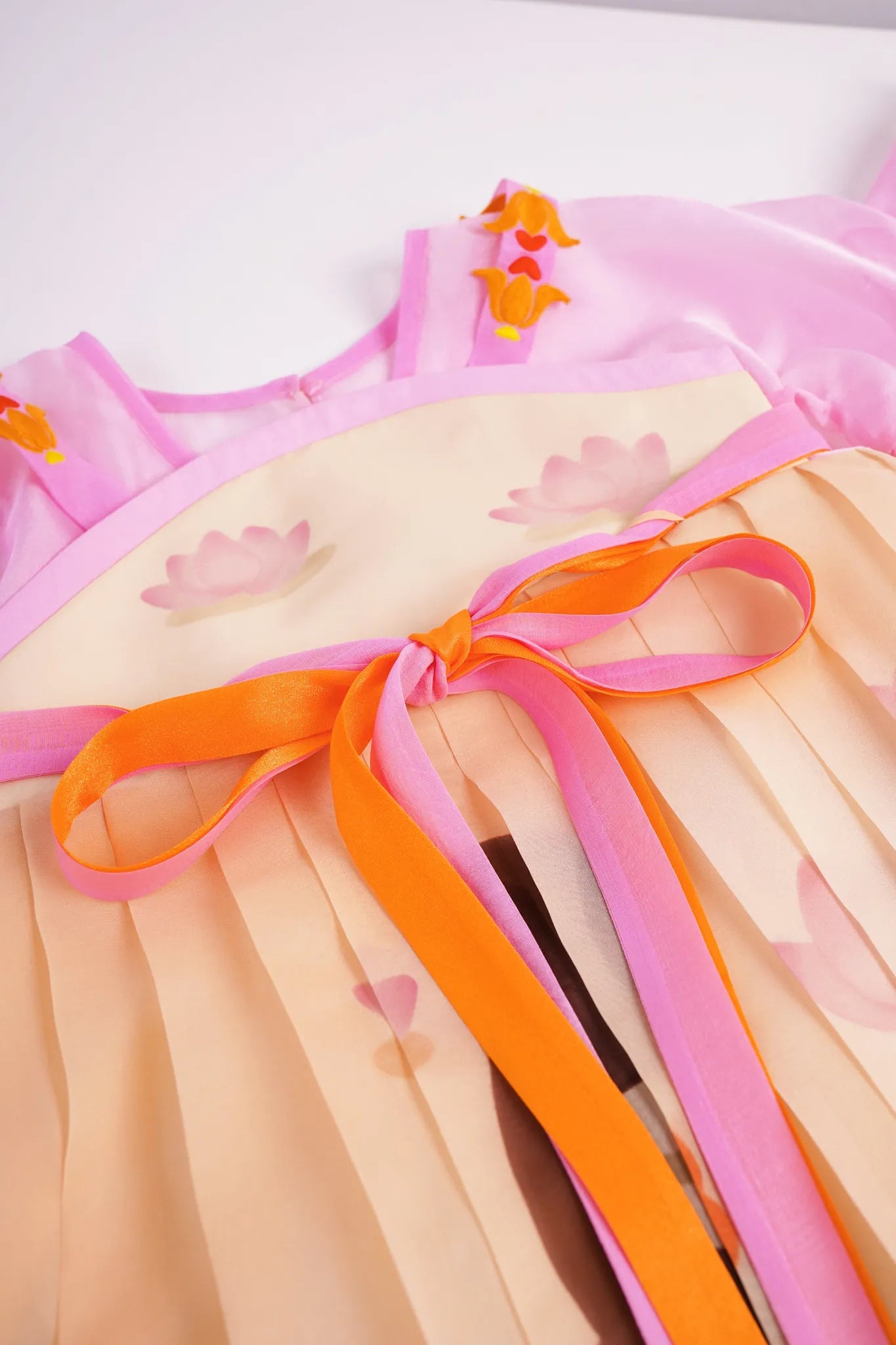 Poco Blush Lotus Sleeve Hanfu Dress