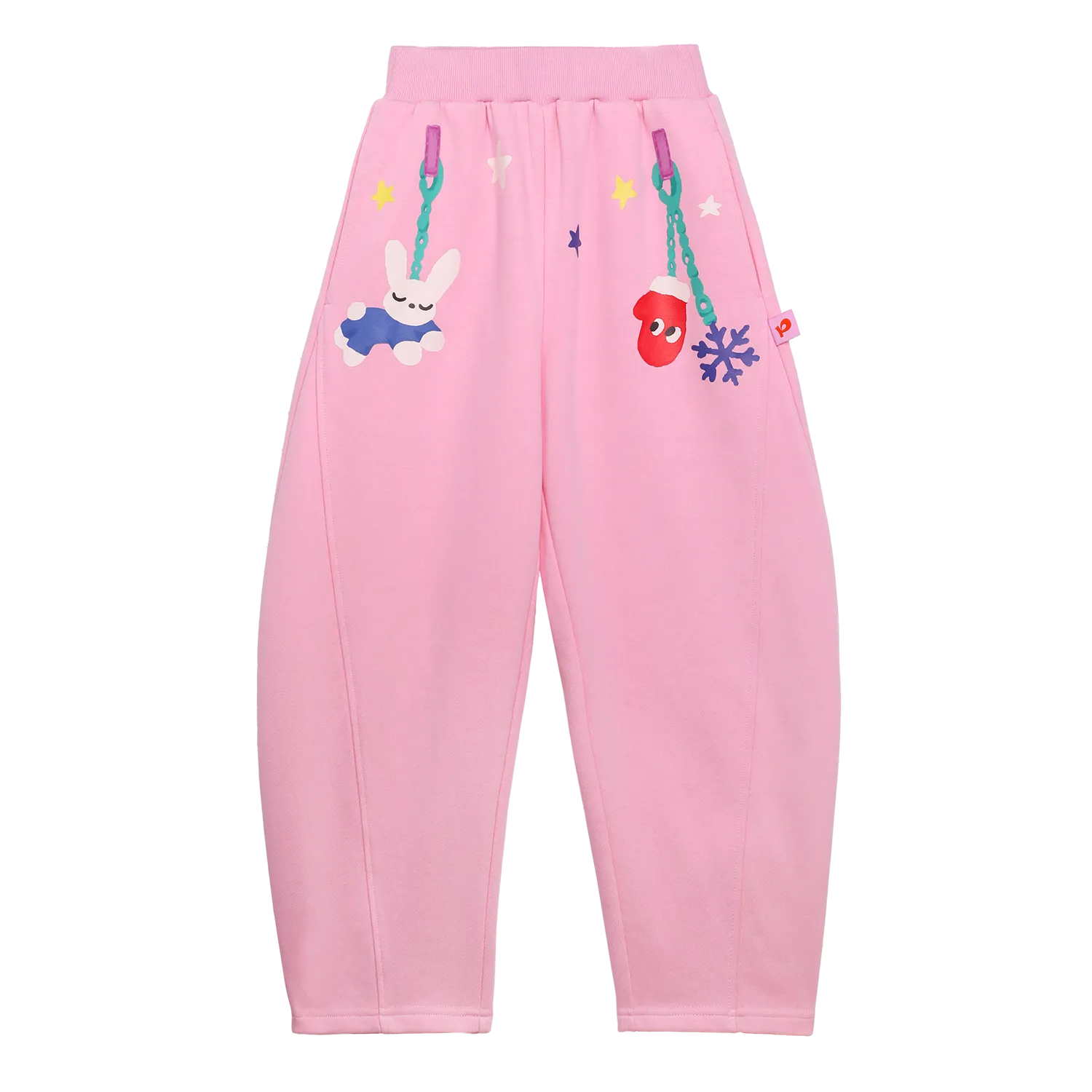 Poco Blush Bunny Swing Banana Pants Pink