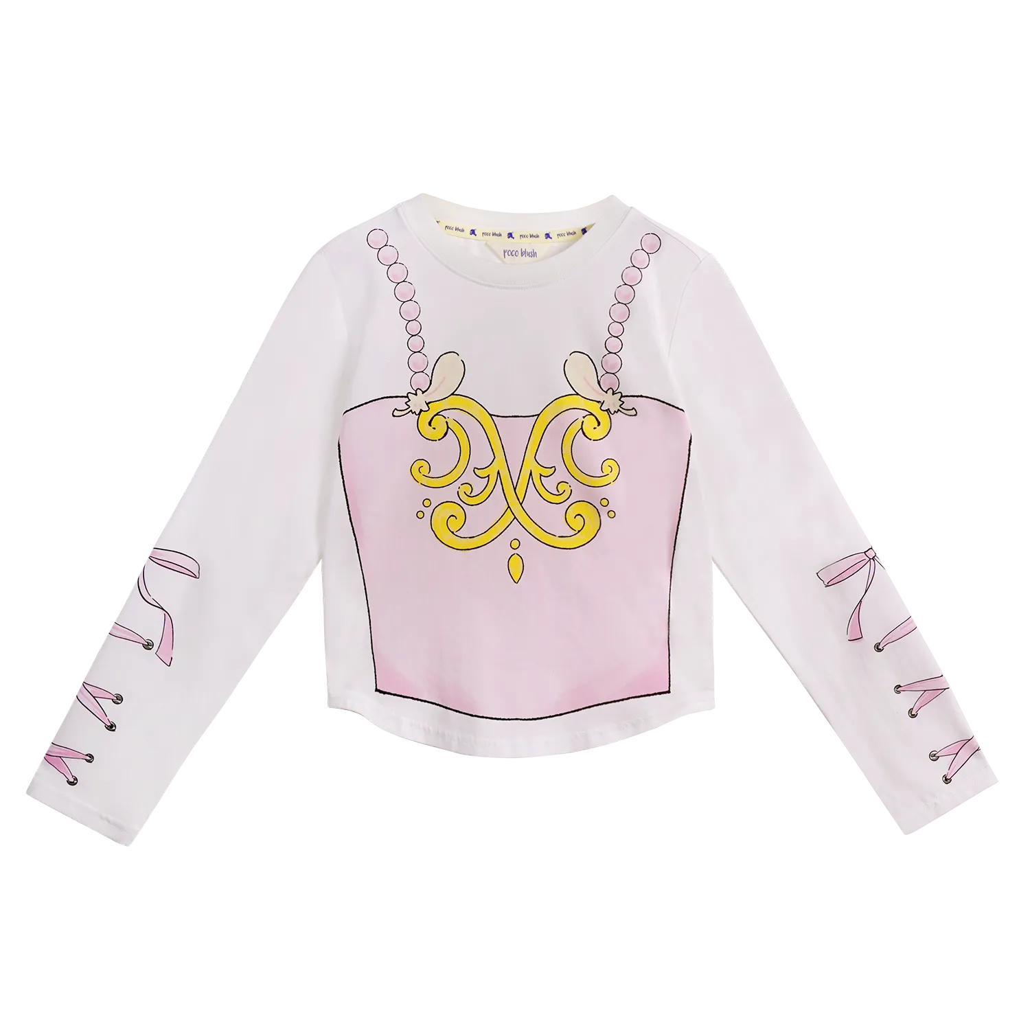 Poco Blush Ballet-Inspired Feather Tee