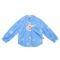 Poco Blush Snow Child Embroidered Cotton Shirt