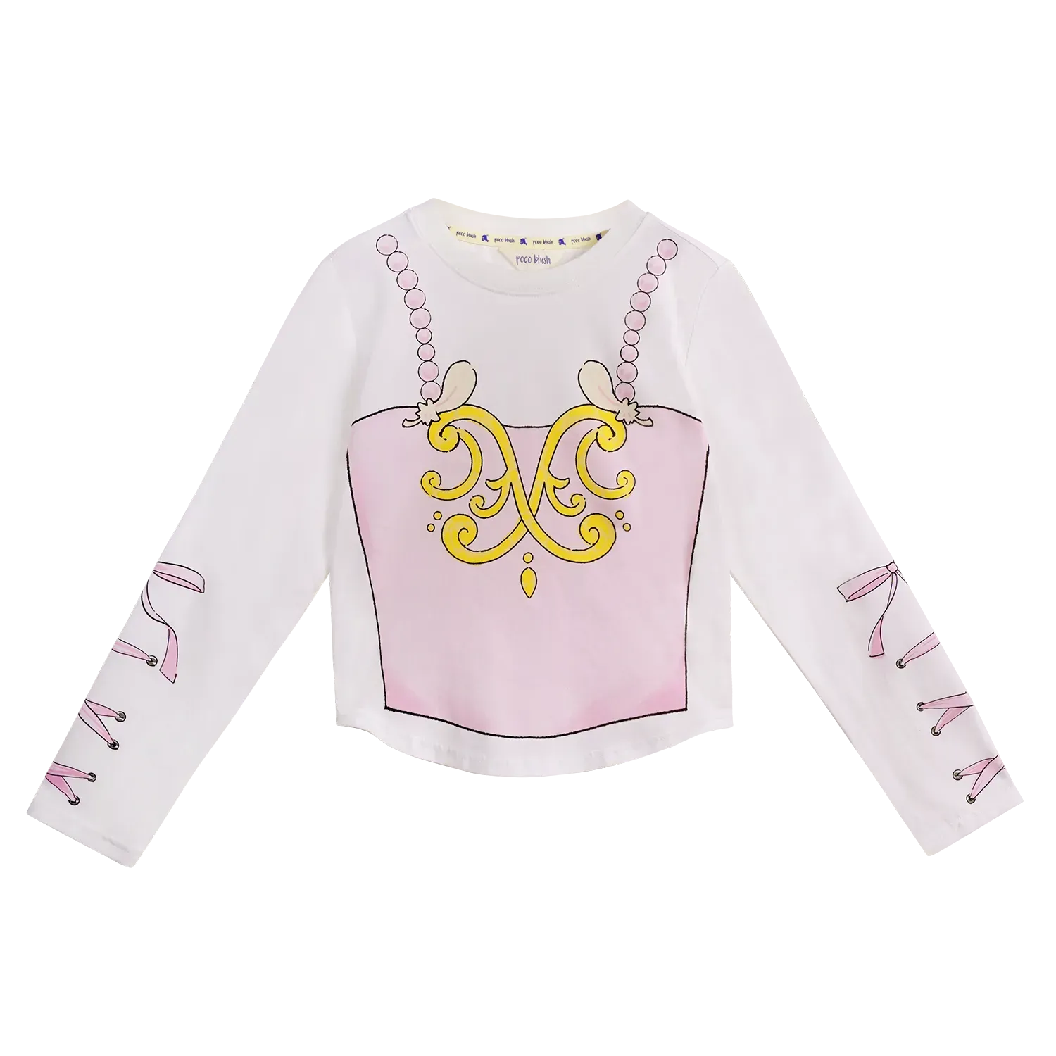 Poco Blush Ballet-Inspired Feather Tee