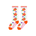 Poco Blush Camellia Jacquard Knee Socks