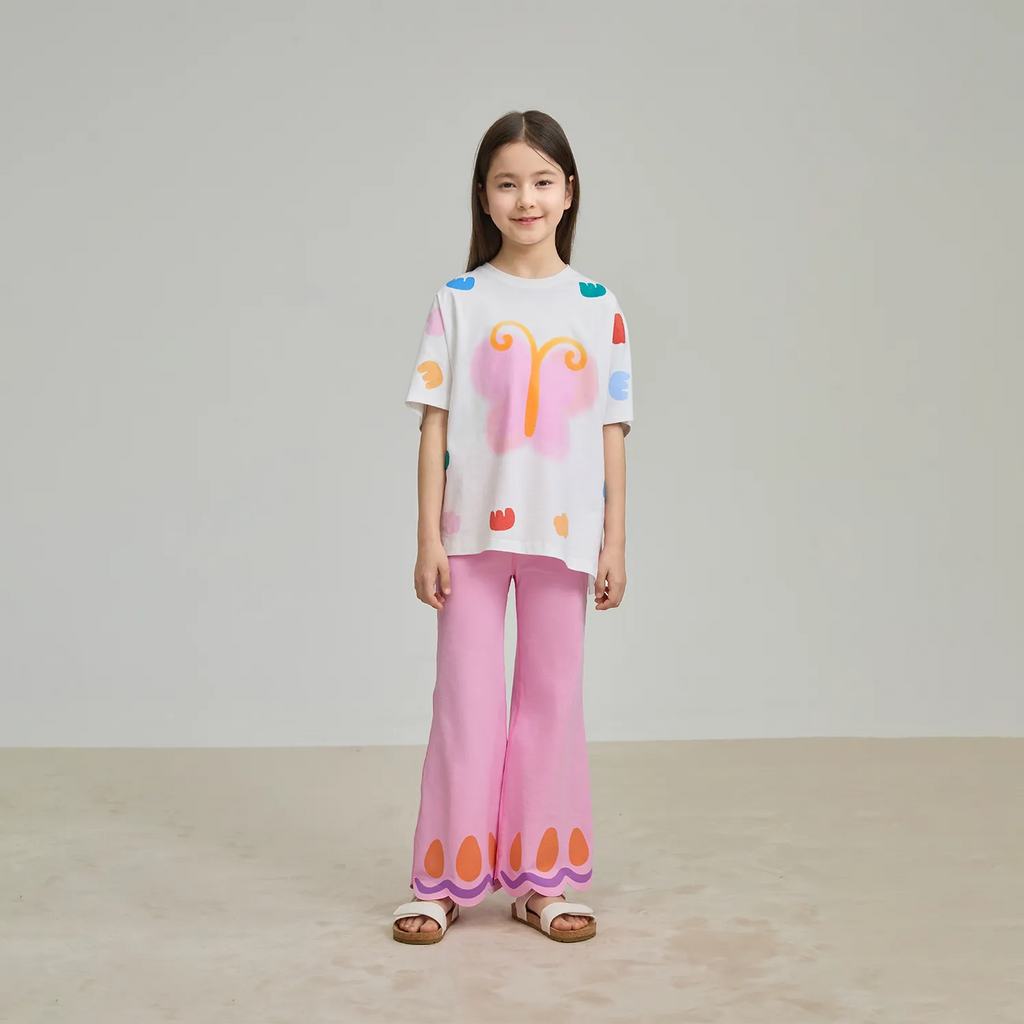 Poco Blush Butterfly Breeze Graphic Tee