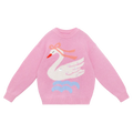 Poco Blush Elegant Swan Sparkle Sweater