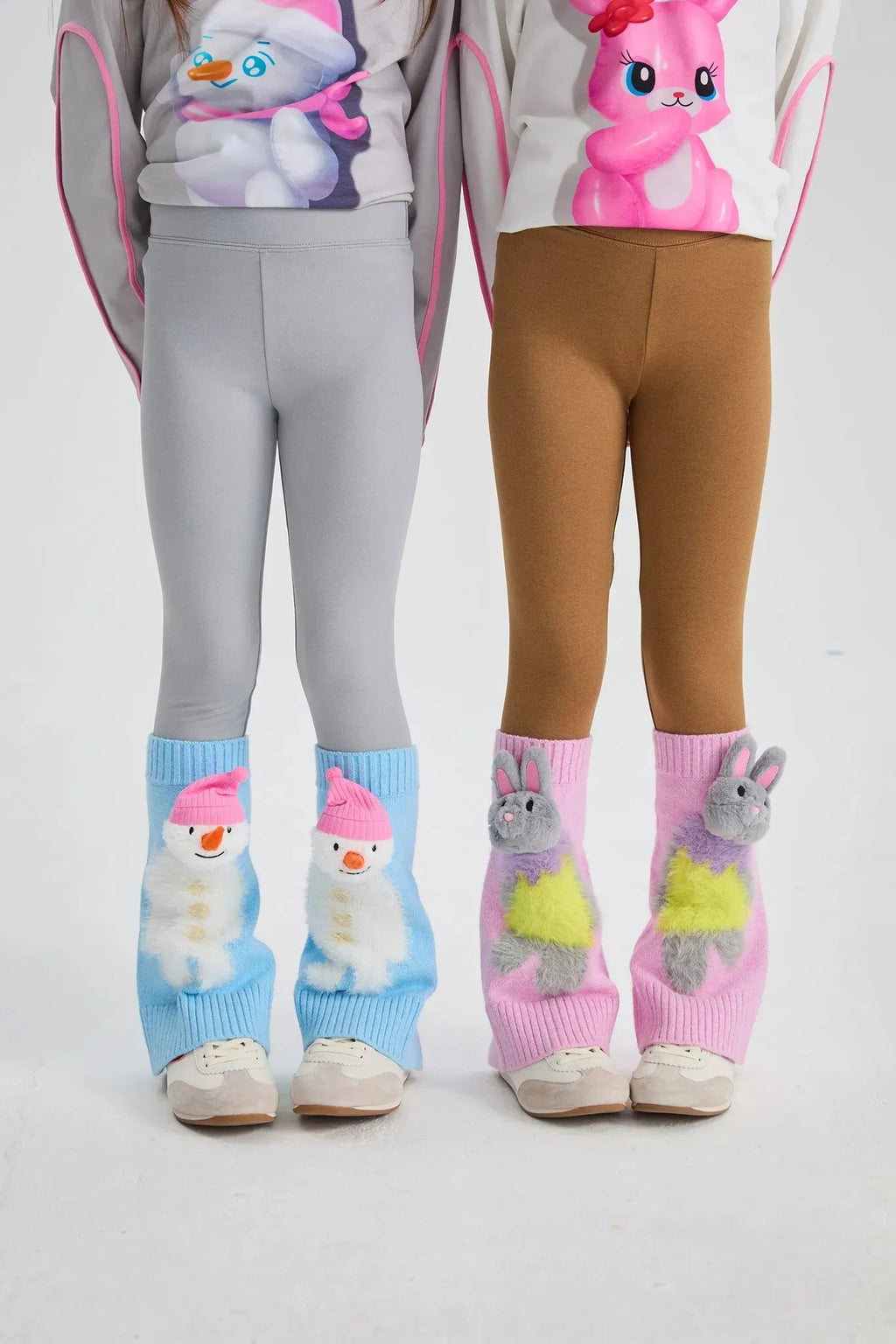 Poco Blush Snow Child Removable Socks Leggings