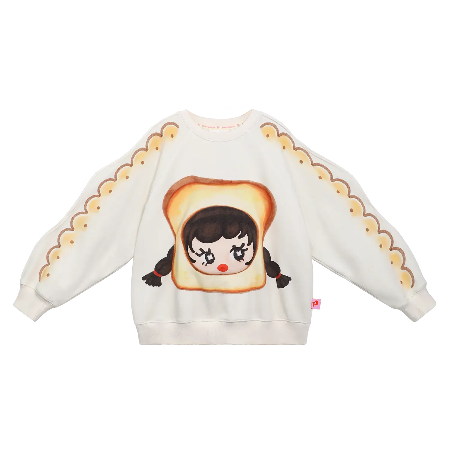 Poco Blush Soft Toast Girl Padded Sweatshirt