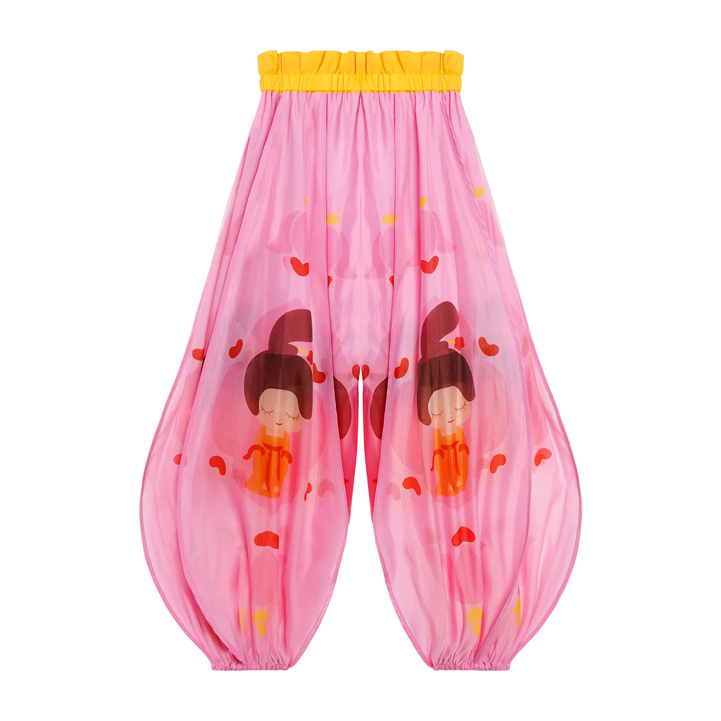 Poco Blush Lotus Lantern Puff Pants